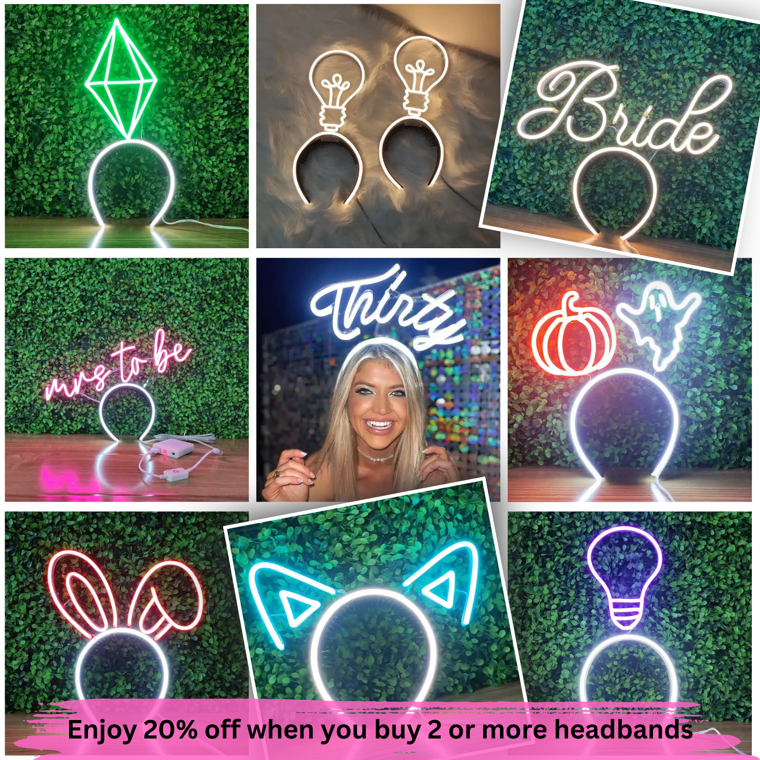 neon headbands
