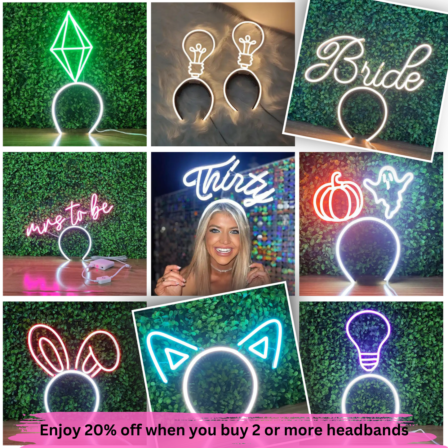 neon headbands