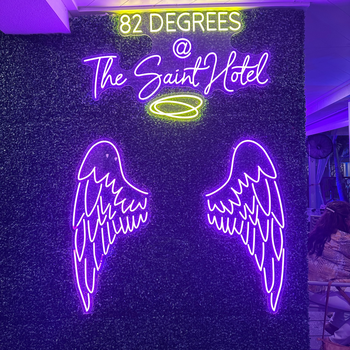 Wings Neon Sign