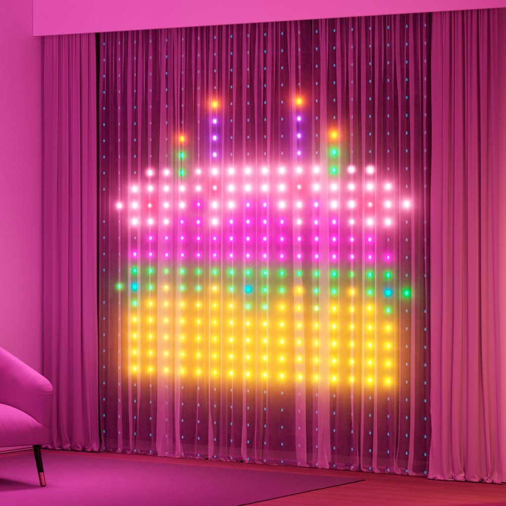Neon Curtain Lights