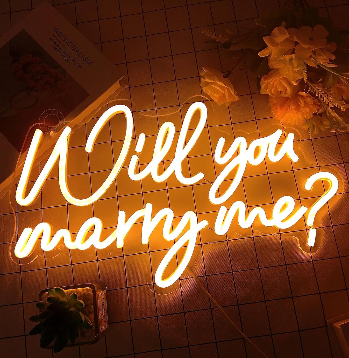 Will You Marry Me Neon Sign