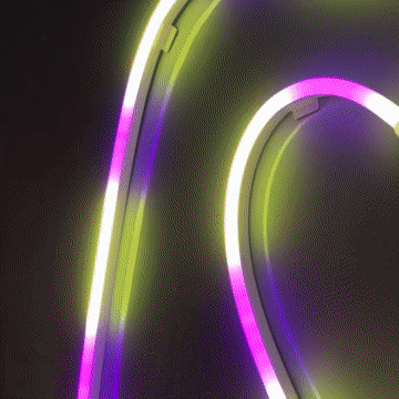 Dynamic Color-changing RGBIC Neon Strip Lights