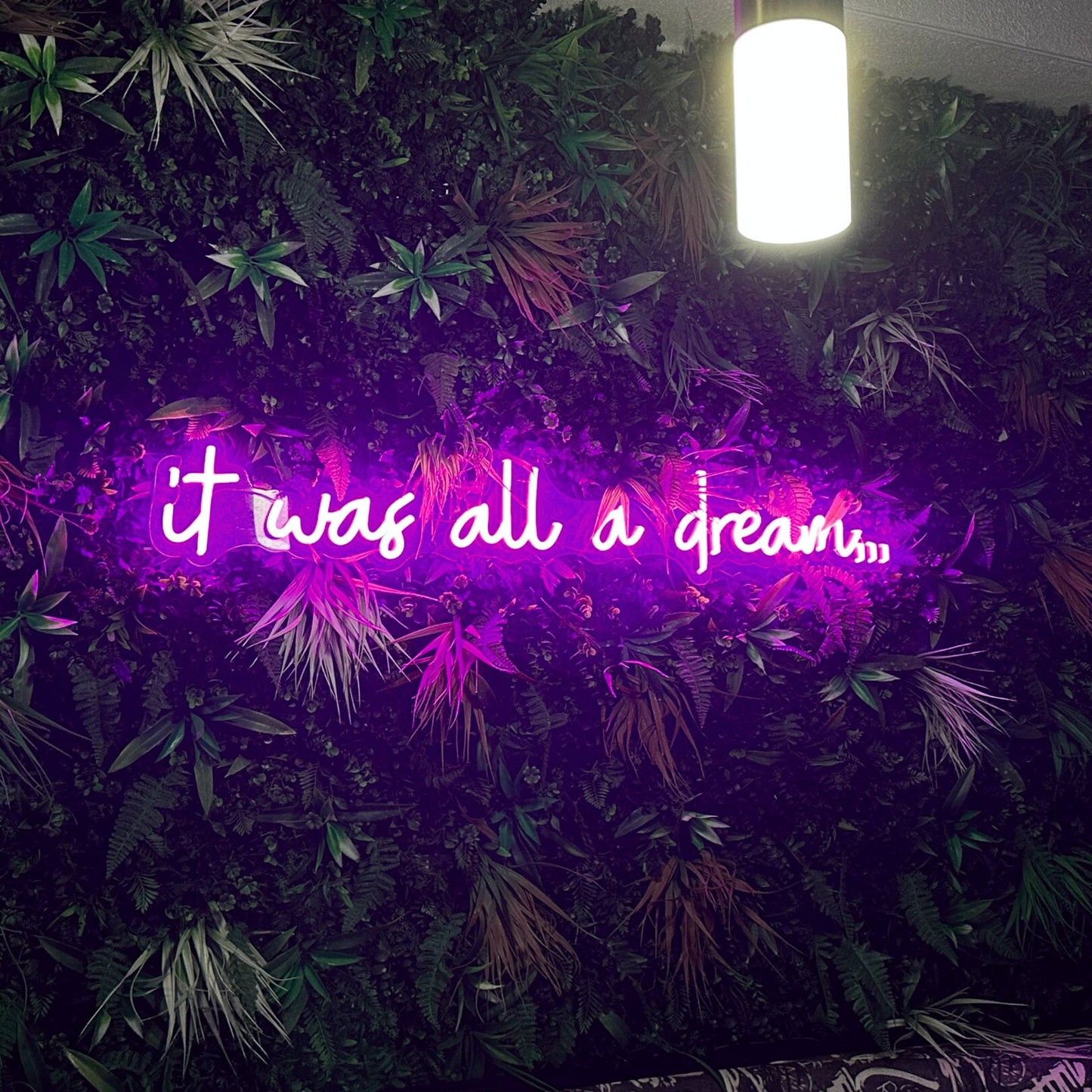 It was all a dream Neon Sign
