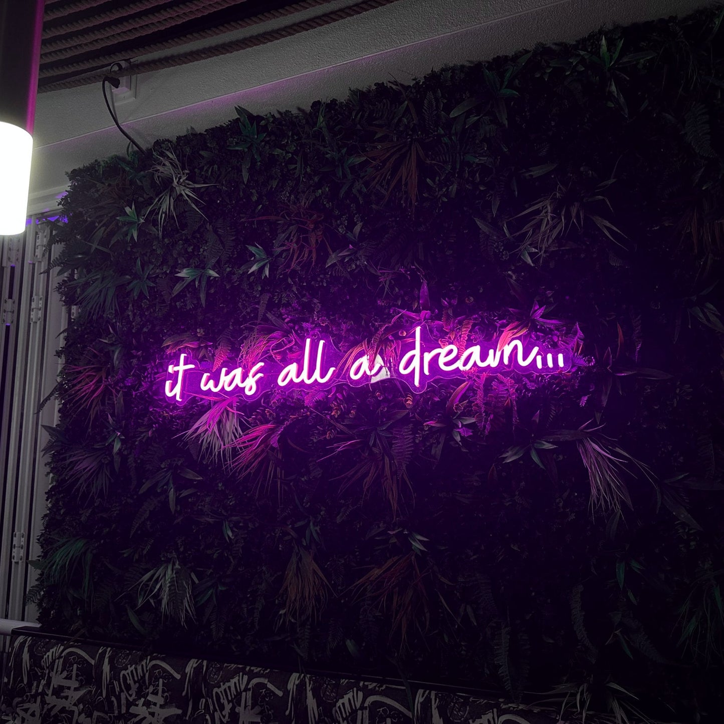 It was all a dream Neon Sign