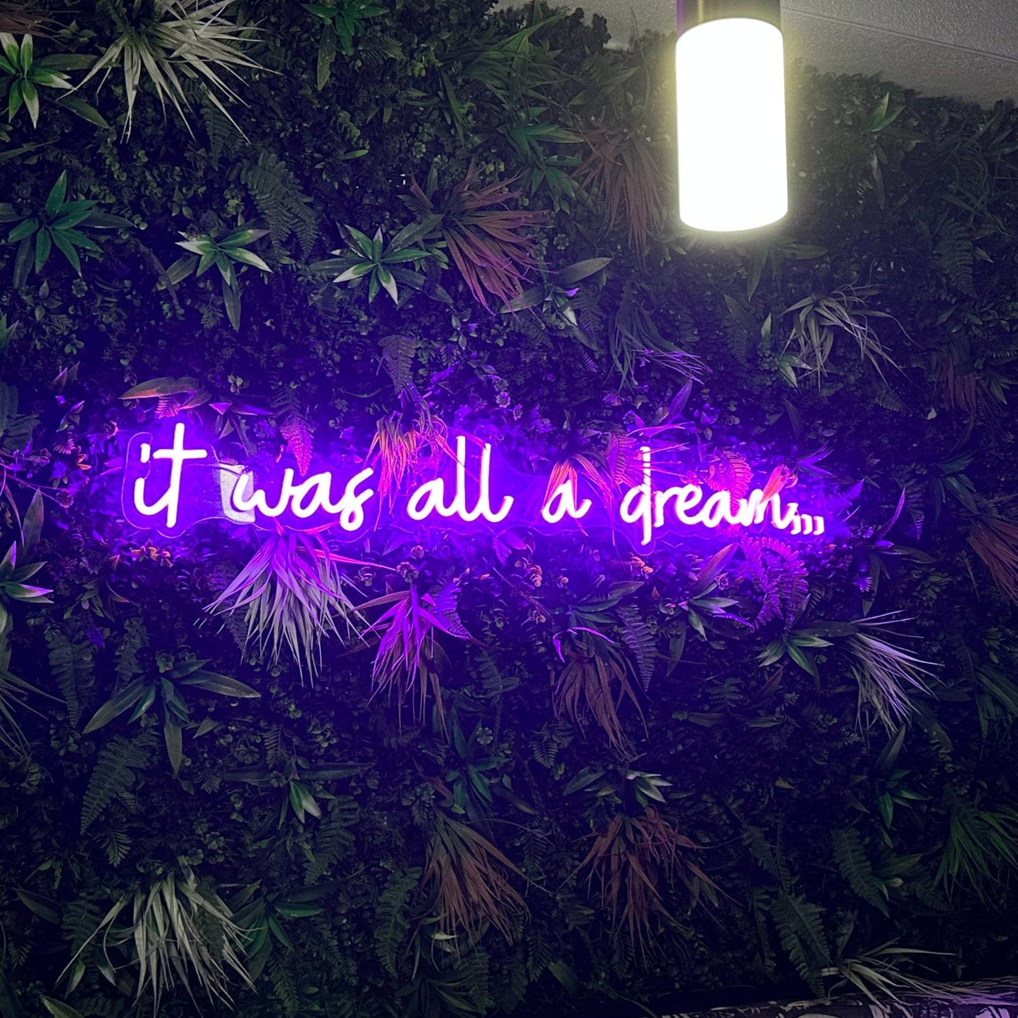 It was all a dream Neon Sign