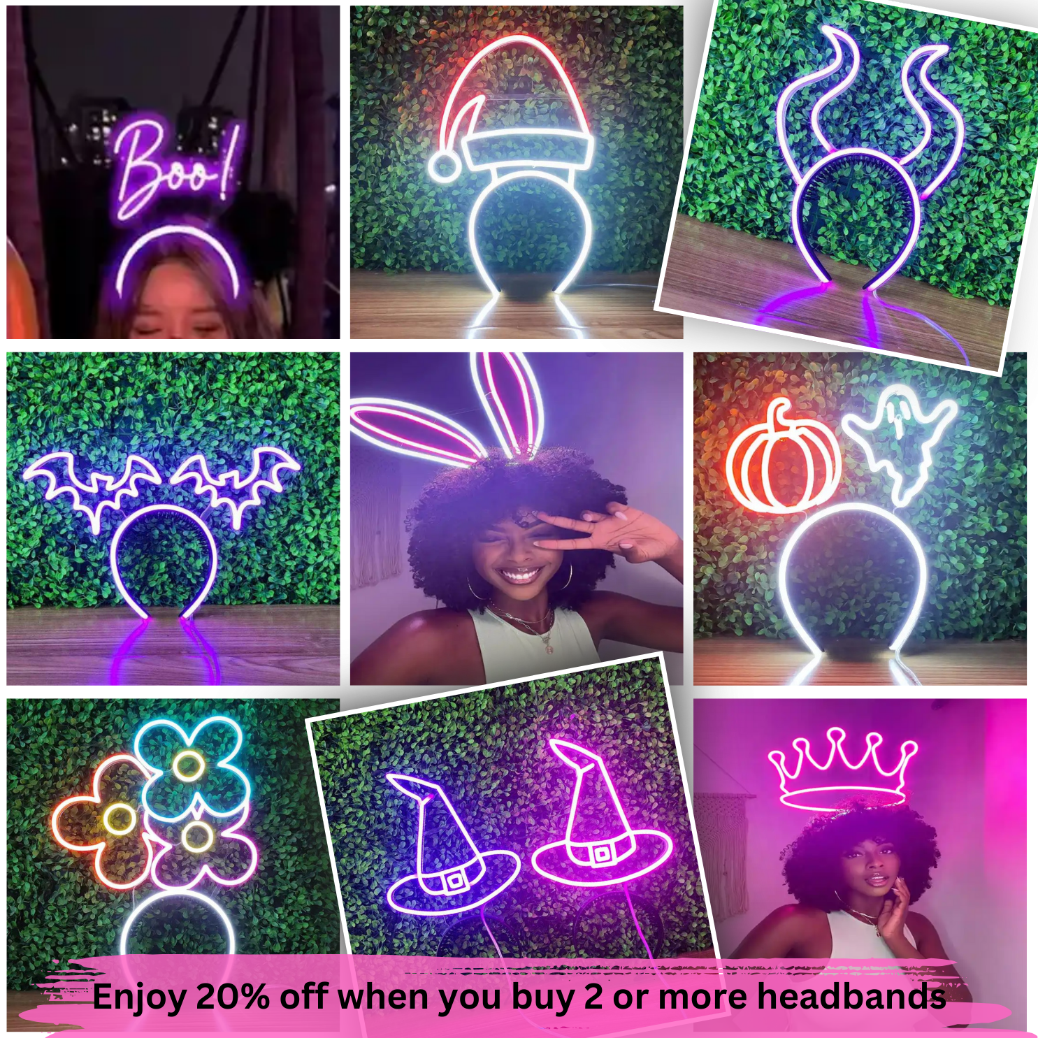 neon headbands