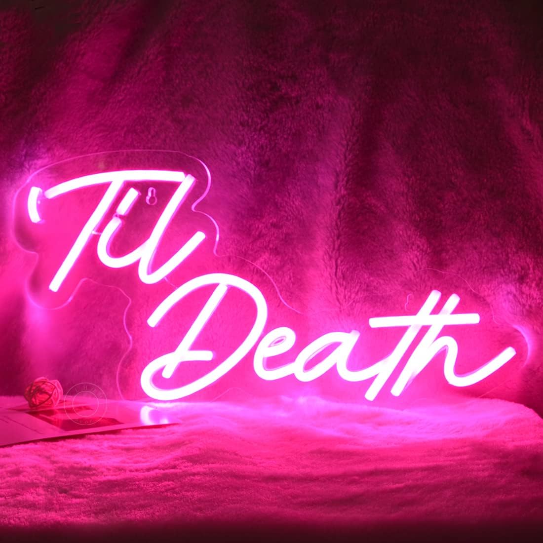 'Til Death Neon Sign