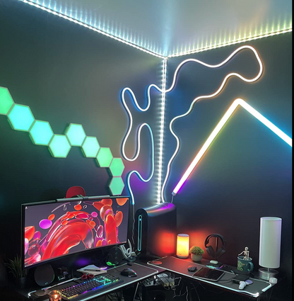 Dynamic Color-changing RGBIC Neon Strip Lights