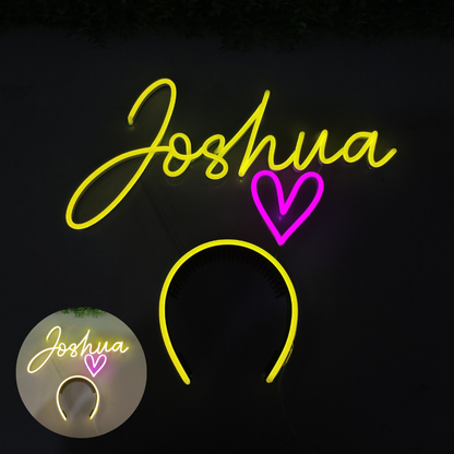 Custom Name Neon Headband